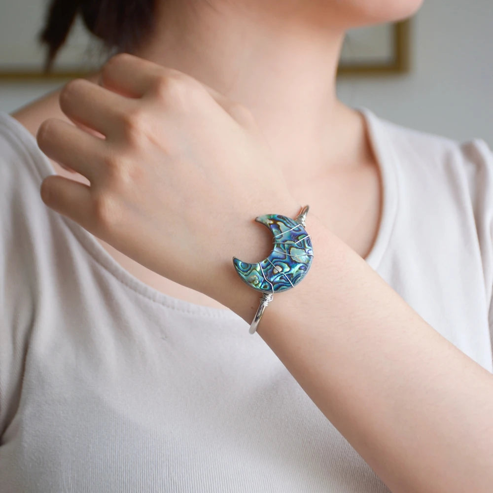 Abalone cuff bracelet