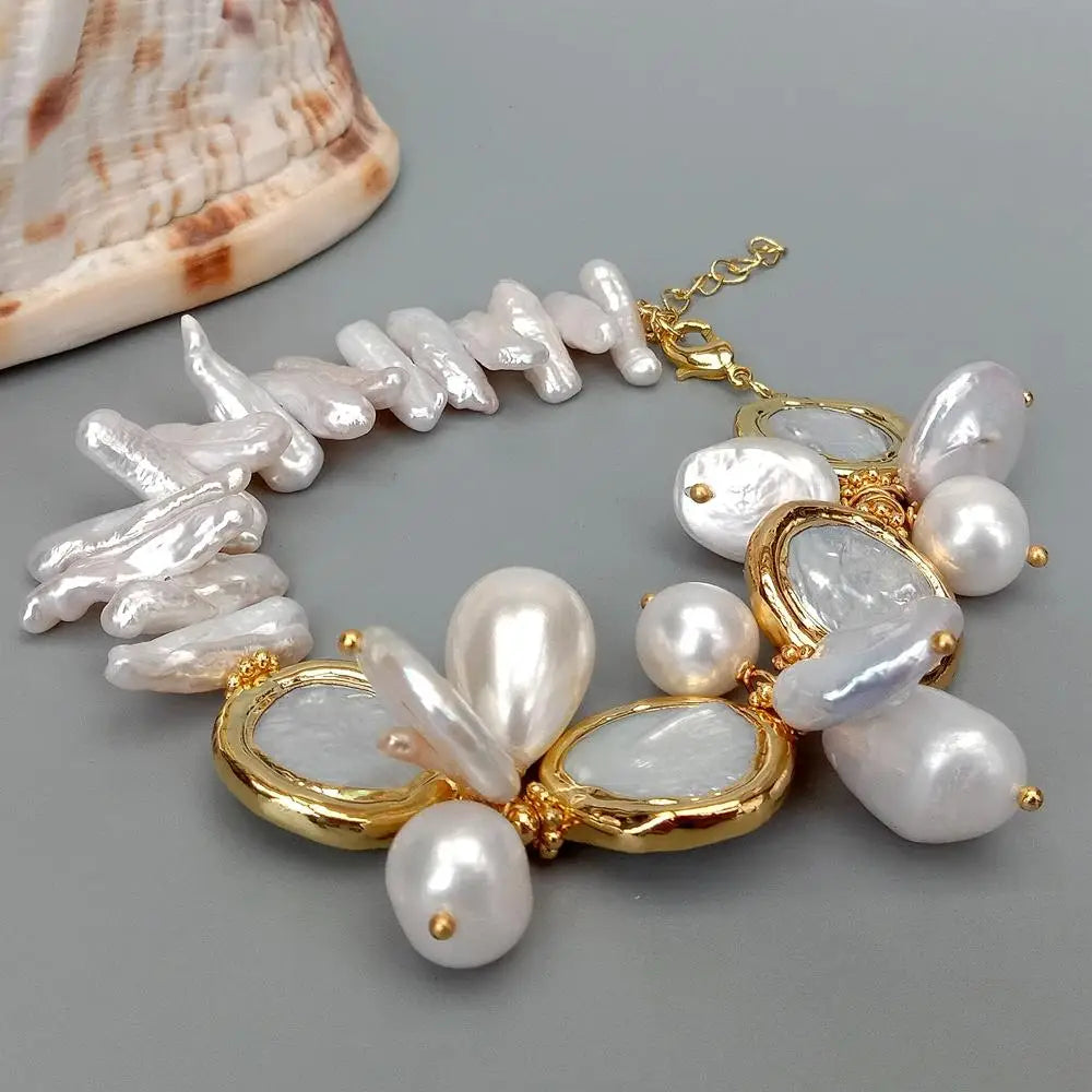 Pearl and Gold Bracelet