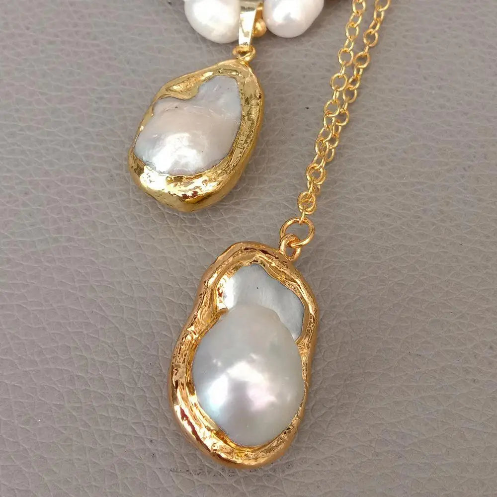 Pearl Necklace Set