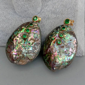 Abalone Shell Stud Earrings