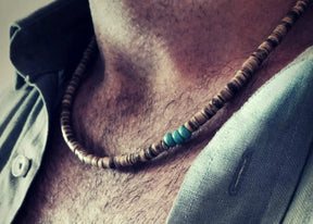 Mens Surfer Necklace