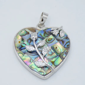 Abalone Heart Pendant