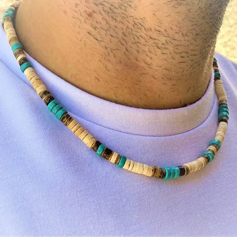 Brown Surfer Necklace