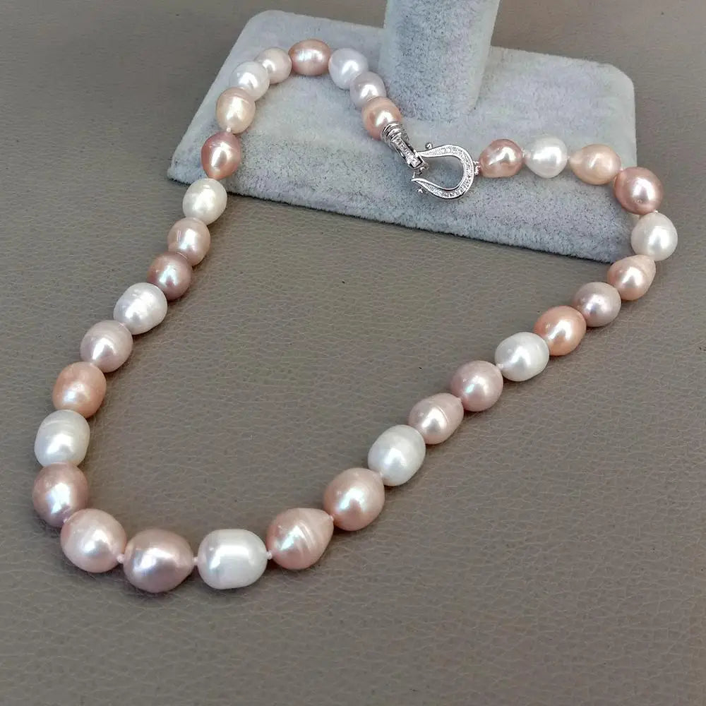 Pink Pearl Necklace