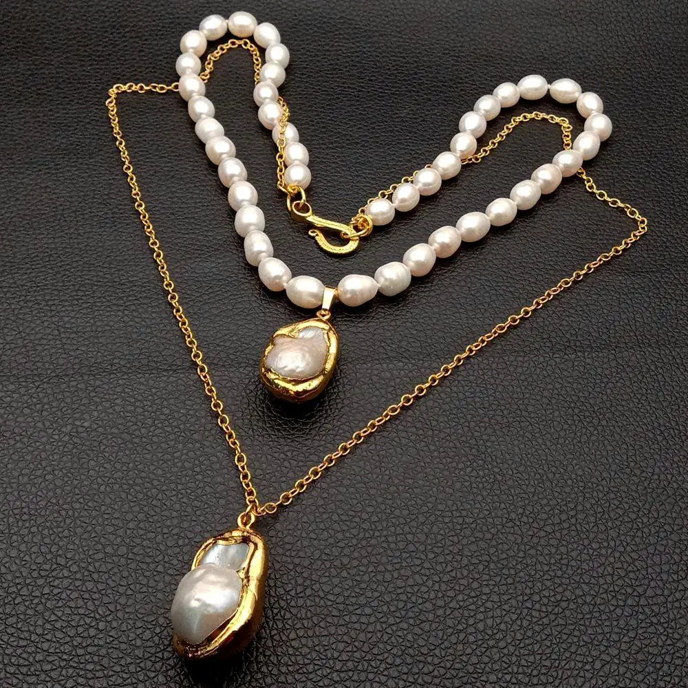 Pearl Necklace Set