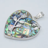 Abalone Heart Pendant