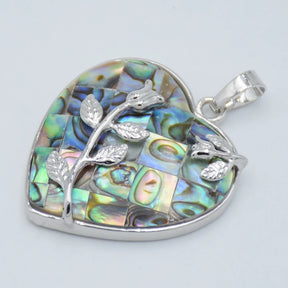 Abalone Heart Pendant