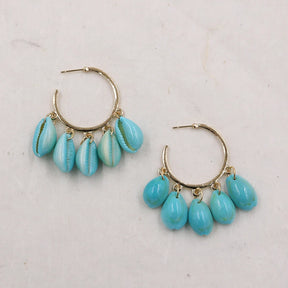 Shell Hoop Earrings