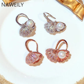 Delicate Shell Shape Earrings