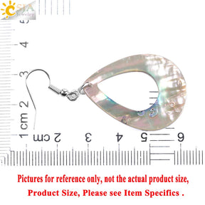 Water Drop Abalone Shell Earrings