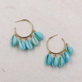 Shell Hoop Earrings