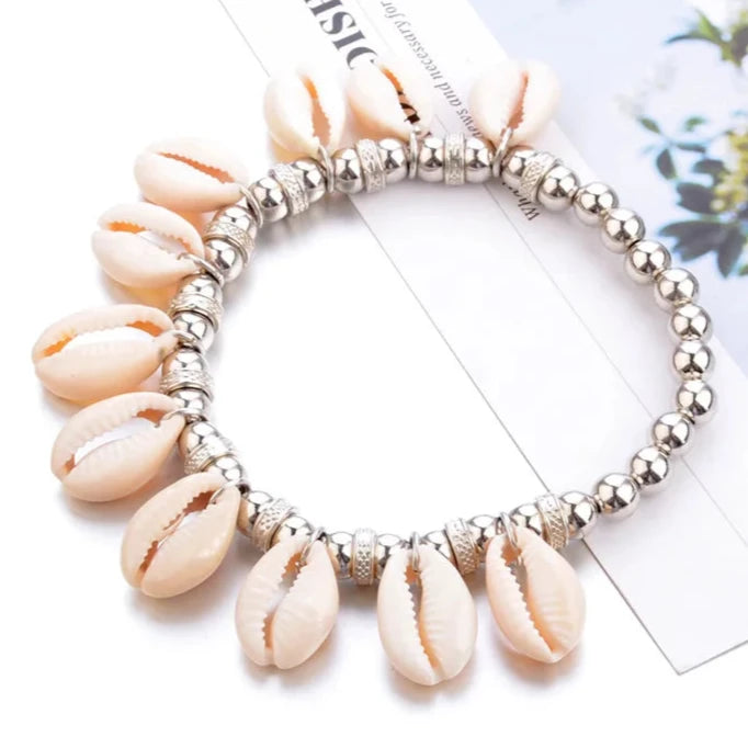 Natural Cowrie Shell Anklet