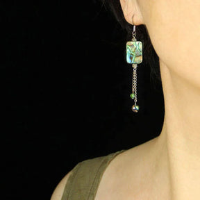 Abalone Dangle Earrings