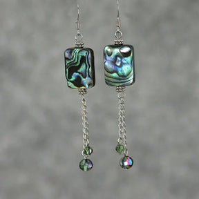 Abalone Dangle Earrings