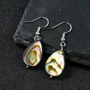 Abalone Shell Teardrop Earrings