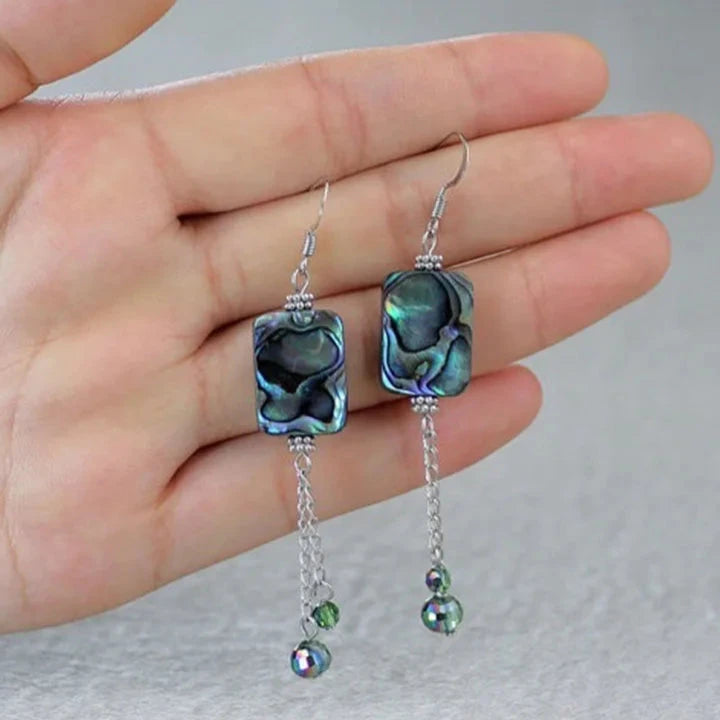 Abalone Dangle Earrings