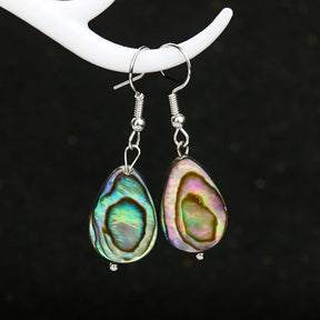 Abalone Shell Teardrop Earrings