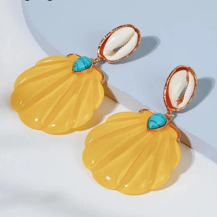 Resin Shell Earrings