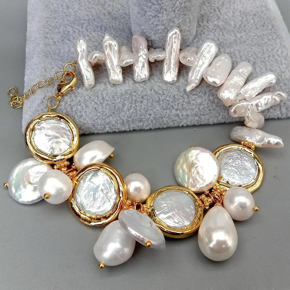 Pearl and Gold Bracelet