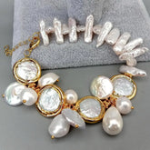 Pearl and Gold Bracelet