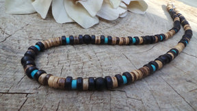 Brown Surfer Necklace