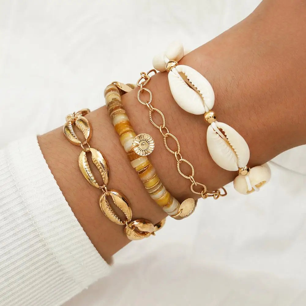 4 Beach Bracelet Set