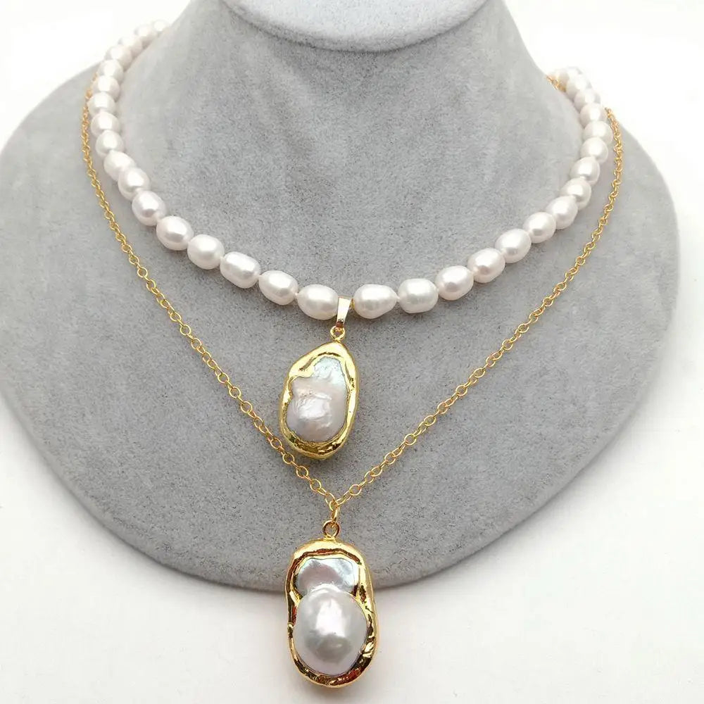 Pearl Necklace Set