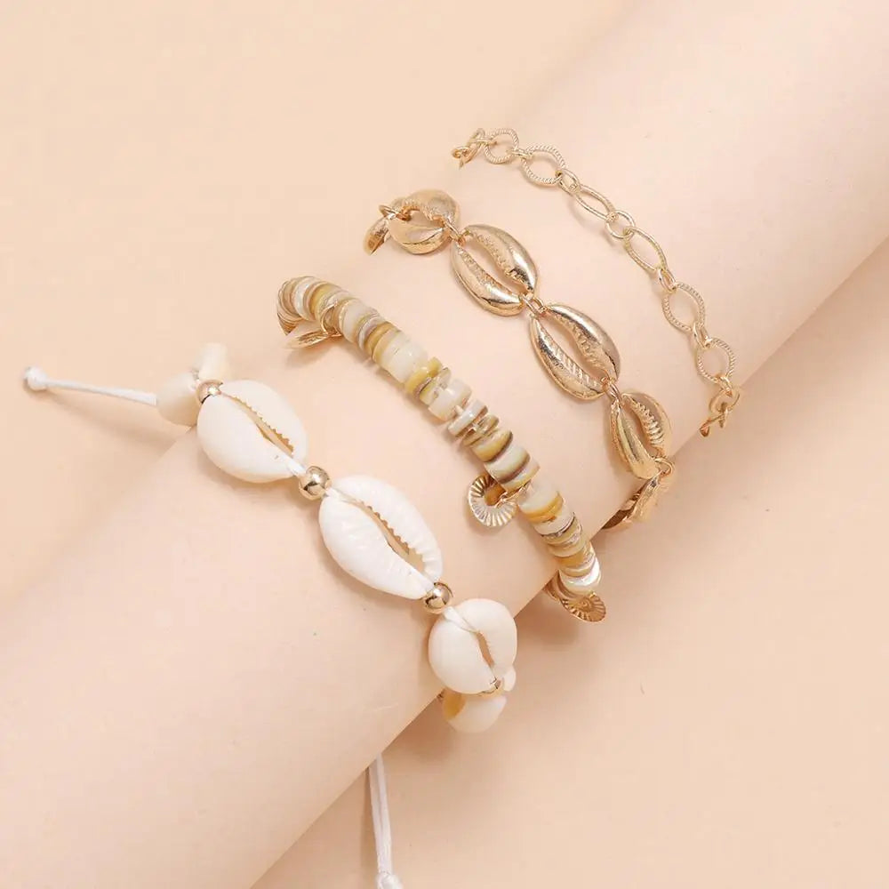 4 Beach Bracelet Set