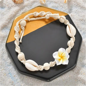 Polynesian Cowrie Shell Anklet