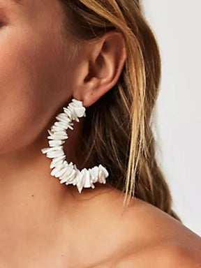 Hawaiian Puka Shell Earrings