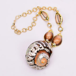 Brown Shell Necklace