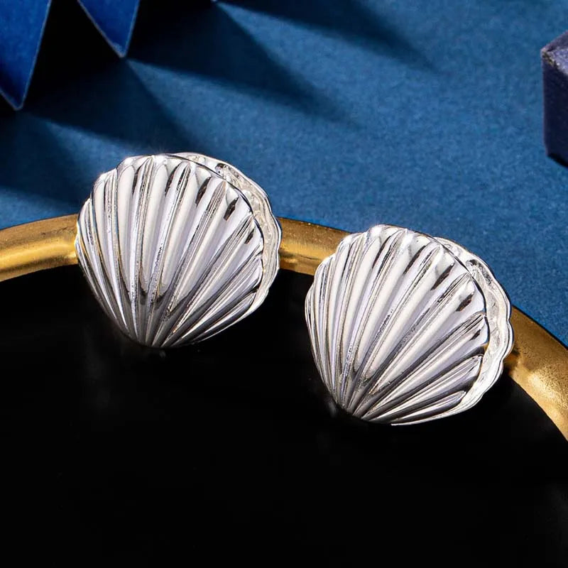 Shell Clip Earrings