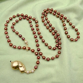 Brown Pearls Necklace