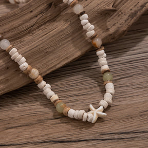 White Surfer Necklace