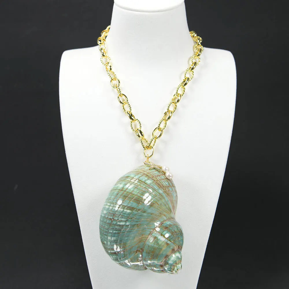 Green Shell Necklace