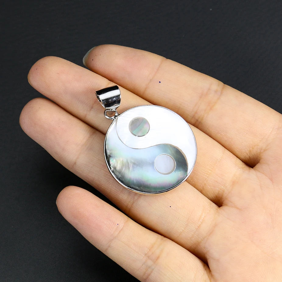 Yin Yang Shell Pendant