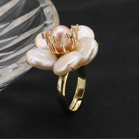 Flower Pearl Ring