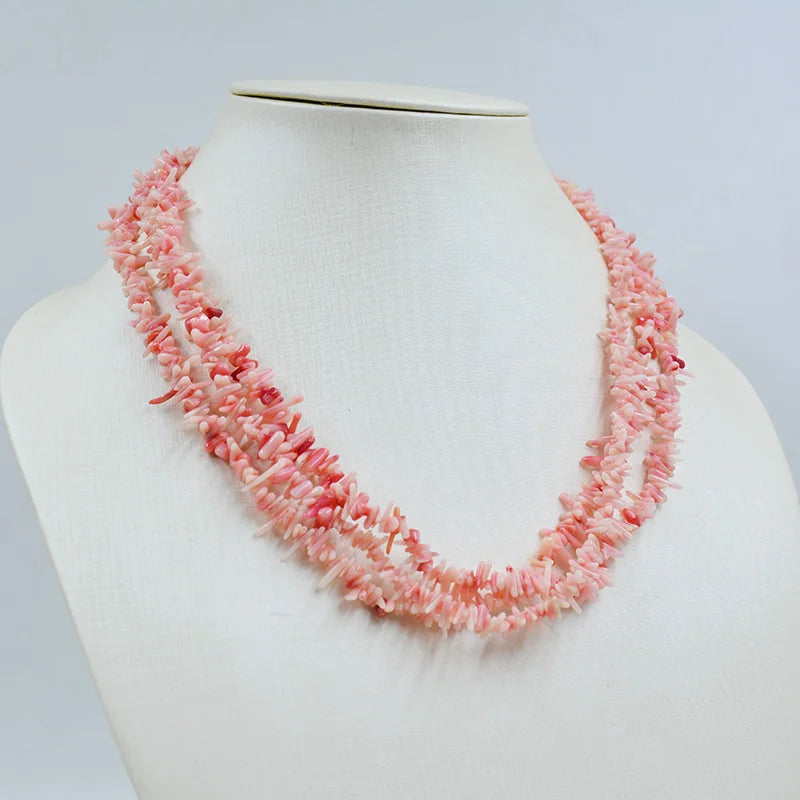 Pink Coral Necklace