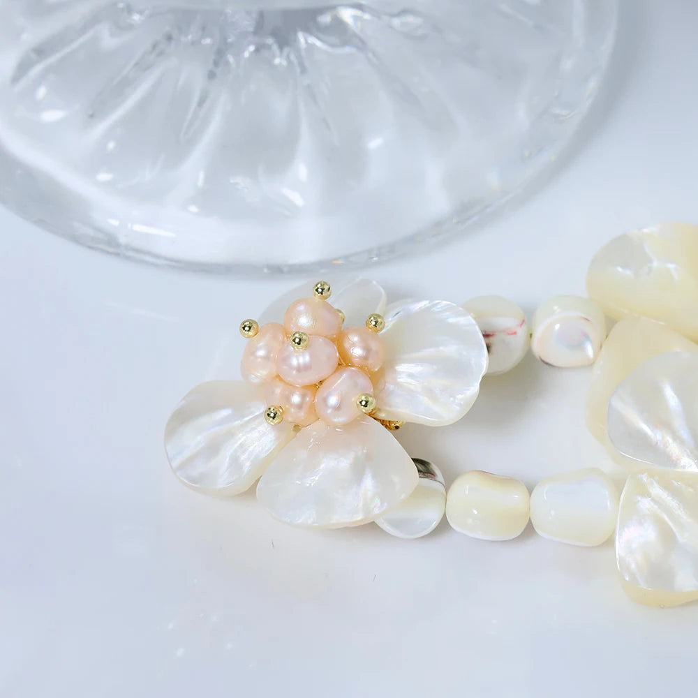 Natural Flower Shell Bracelet