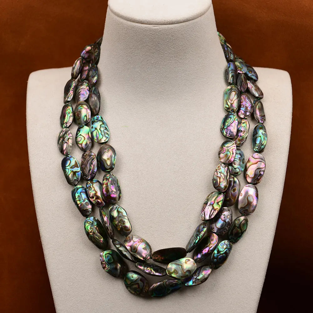 Multi Strands Abalone Shell Necklace