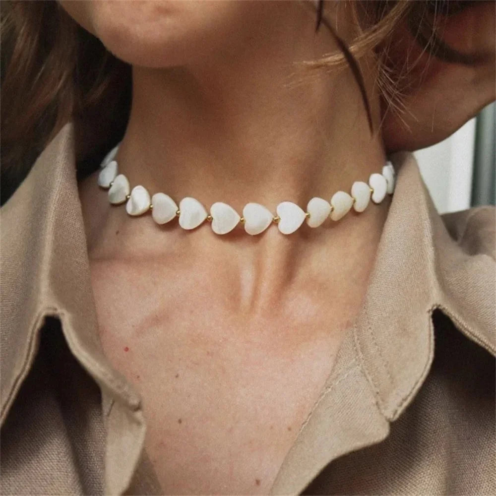 Heart-Shape Shell Necklace