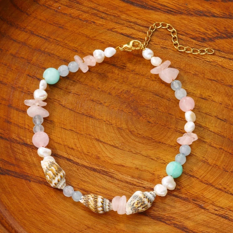 Natural Stone Shell Bracelet