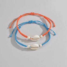 Woven Bracelet with Shell