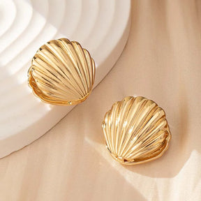 Shell Clip Earrings