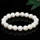 White Shell Stretch Bracelet