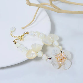 Natural Flower Shell Bracelet