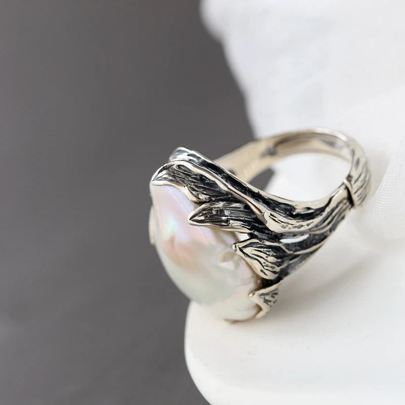 Retro Pearl Ring