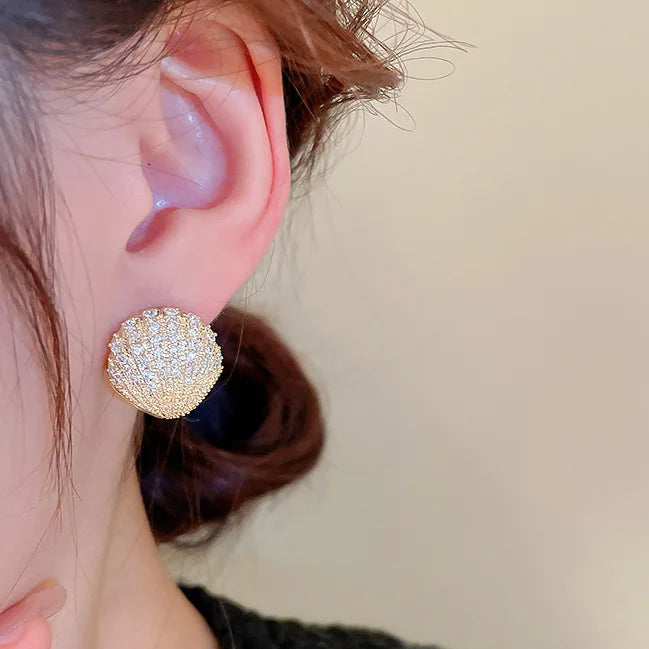 Glitter Shell Earrings