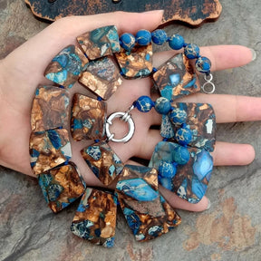 Sea Sediment Imperial Jasper Necklace