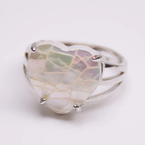 Heart Shaped Shell Ring